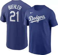 Nike Men's Los Angeles Dodgers Walker Buehler #21 Blue T-Shirt