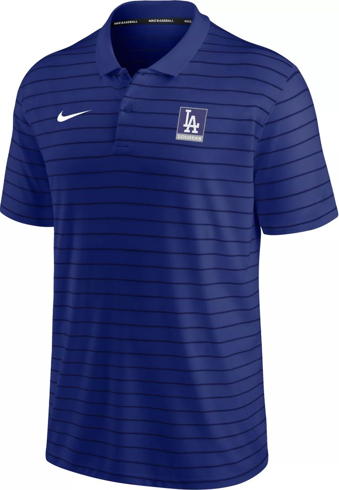 Dick's Sporting Goods Nike Men's Los Angeles Dodgers Royal Striped Polo
