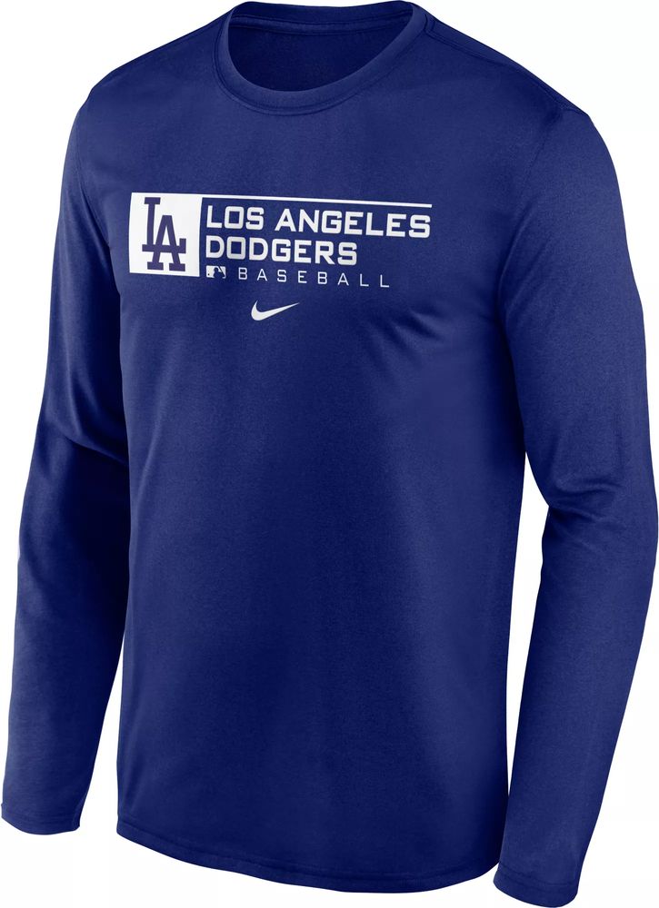 Dick's Sporting Goods Nike Men's Los Angeles Dodgers Royal Legend Issue  Long Sleeve T-Shirt