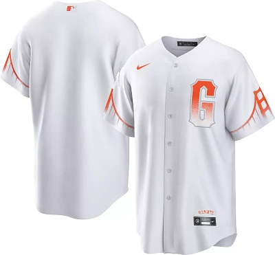 Nike Men's San Francisco Giants White 2021 City Connect Cool Base Jersey