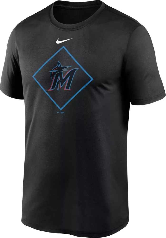 Nike Men's Miami Marlins Black Legend Icon T-Shirt