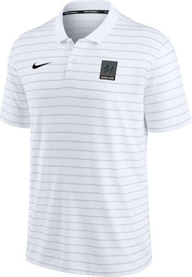 Nike / Men's Kansas City Royals Stripe White Polo