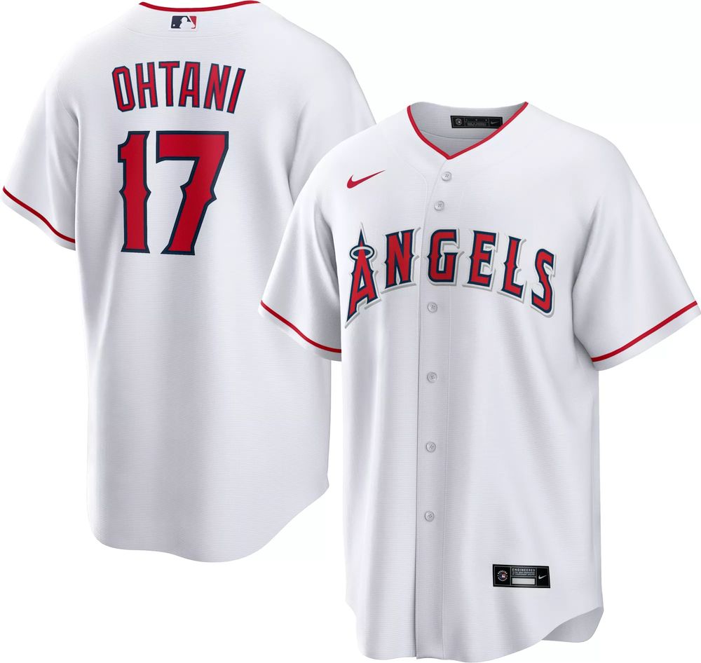 Los Angeles Angels Shohei Ohtani Nike Gray Replica Jersey