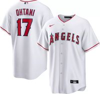 Men's Los Angeles Angels Nike White Home Replica Team Jersey