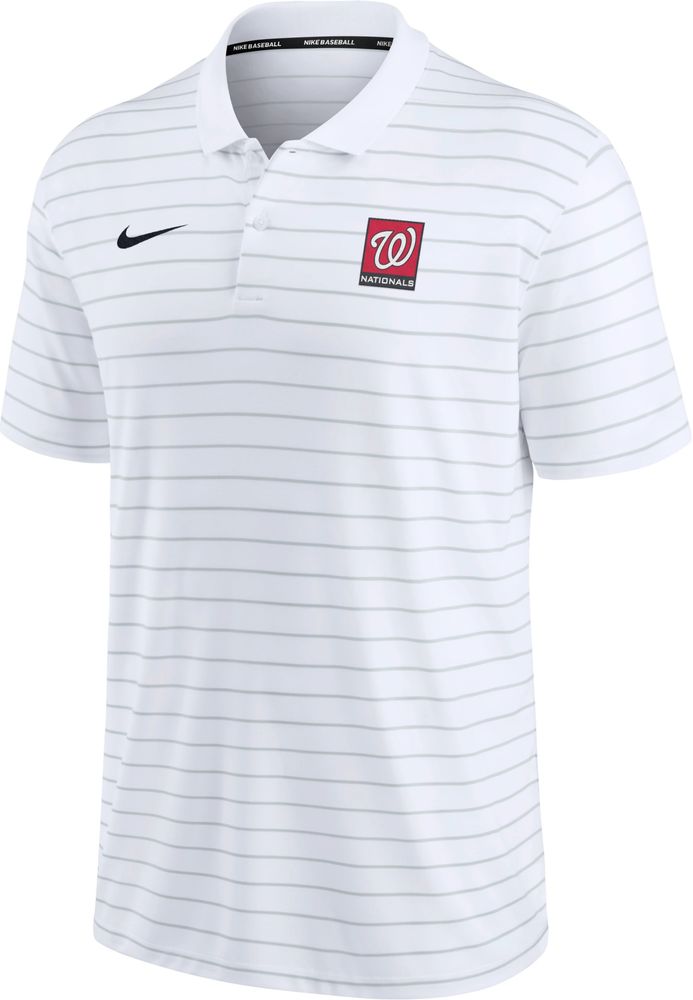 Dick's Sporting Goods Antigua Men's Washington Nationals Silver Nova Polo