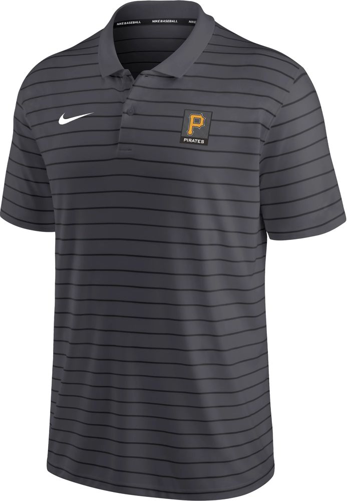 Antigua Men's Pittsburgh Pirates Black Legacy Polo