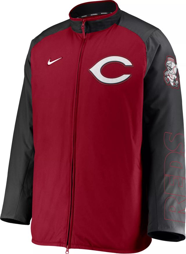 Nike Cincinnati Reds Mens Red Hot Jacket Short Sleeve Jacket