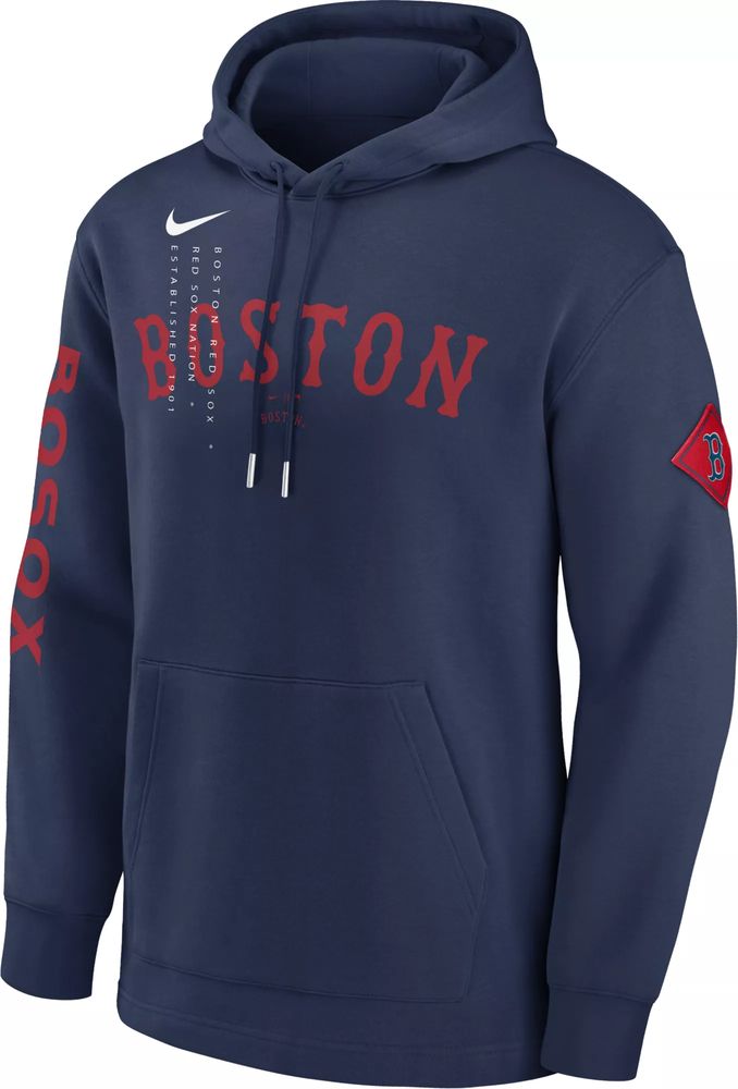 Nike Men's Atlanta Braves Blue Cooperstown Logo Pullover Hoodie