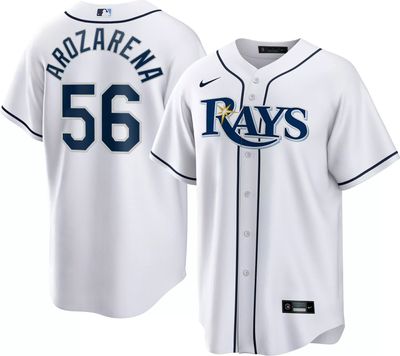 Men's Nike Gray Tampa Bay Rays Road Replica Team Jersey