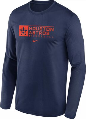 NIKE Houston Astros T-shirt MENS MEDIUM black red