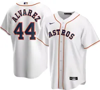 Nike Men's Houston Astros Yordan Álvarez #44 White Cool Base Jersey