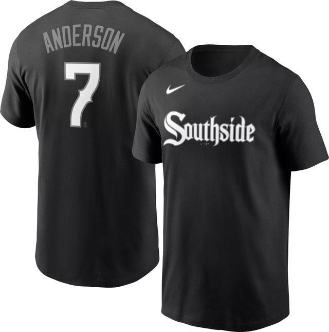 Nike Men's Chicago White Sox Tim Anderson #7 Black 2021 City