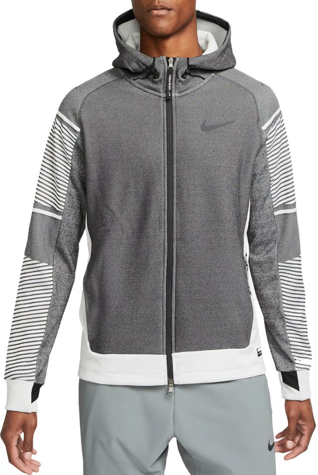 Nike Men's Indianapolis Colts Sideline Therma-FIT Grey Pullover Hoodie