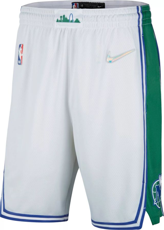 Nike Youth 2021-22 City Edition Philadelphia 76ers Swingman Shorts - Blue - L
