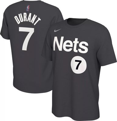 Nike NBA Brooklyn Nets T-Shirt Durant Number 7 Size Large Mens Top