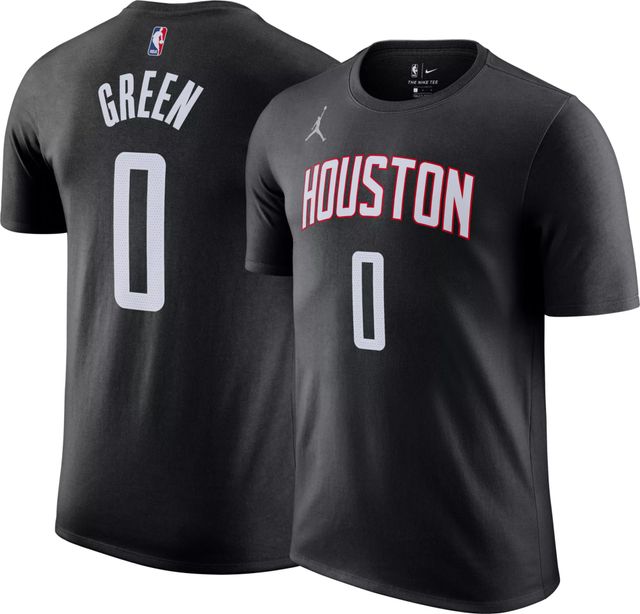 Nike Men's Houston Rockets Jalen Green #4 White T-Shirt, XXL
