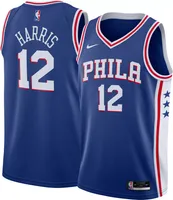 Nike Men's Philadelphia 76ers Tobias Harris #12 Blue Dri-FIT Icon Edition Jersey