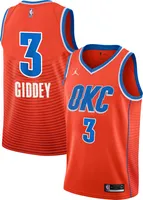 Jordan Men's Oklahoma City Thunder Josh Giddey #3 Orange Dri-FIT Swingman Jersey