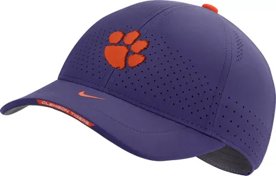 Nike Men's Clemson Tigers Regalia AeroBill Swoosh Flex Classic99 Football Sideline Hat