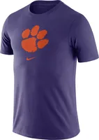 Nike Men's Clemson Tigers Purple Essential Logo T-Shirt