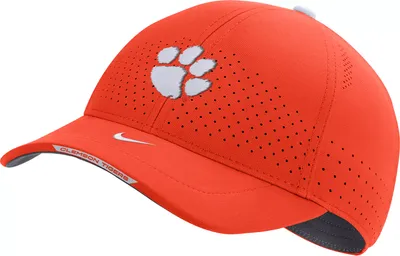 Nike Men's Clemson Tigers Orange AeroBill Swoosh Flex Classic99 Football Sideline Hat