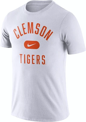 Nike Men's Clemson Tigers Basketball Team Arch White T-Shirt