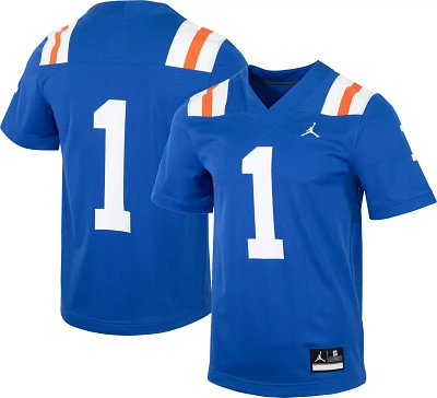 Jordan Men's Florida Gators #1 Blue Throwback Football Jersey