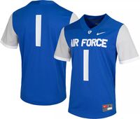 Nike Men's Air Force Falcons #1 Blue Untouchable Game Football Jersey