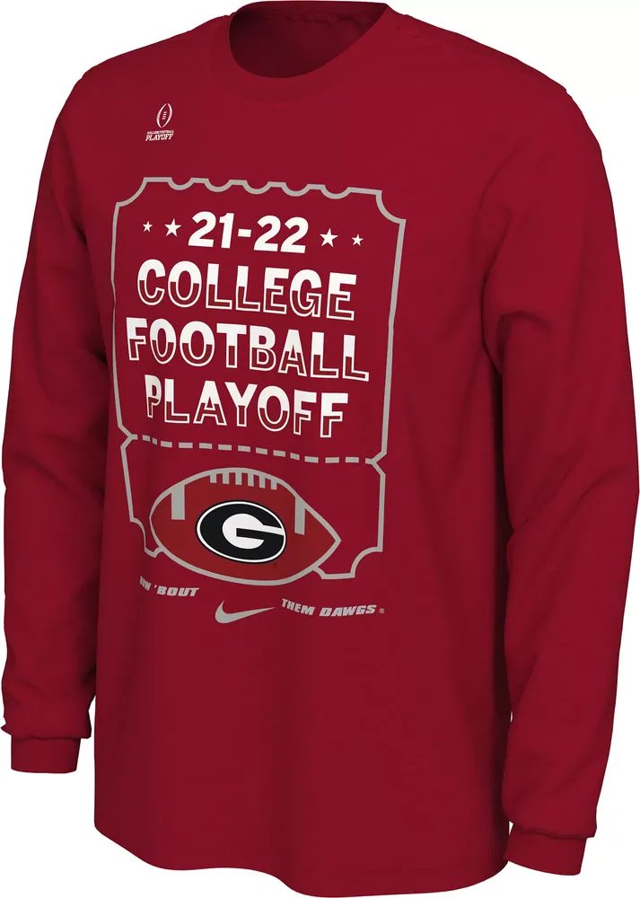 Nike Men's 2021-22 College Football Playoff Semifinal Bound Georgia Bulldogs Long Sleeve T-Shirt