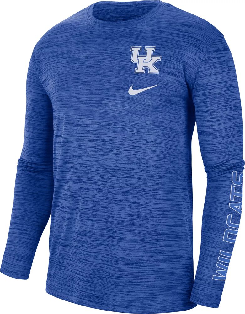 Nike Dri-fit Sideline Velocity Long-sleeve T-shirt - Blue