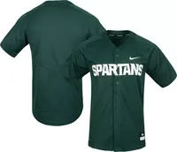 Nike Men's Michigan State Spartans Green Replica Baseball Jersey