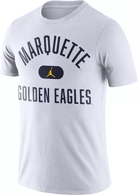 Nike Men's Marquette Golden Eagles Basketball Team Arch White T-Shirt