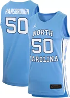 Jordan Men's North Carolina Tar Heels #50 Blue Tyler Hansbrough Replica Basketball Jersey