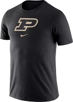 Nike Men's Purdue Boilermakers Essential Logo Black T-Shirt
