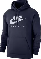 Nike Men's Penn State Nittany Lions Blue Club Fleece Futura Pullover Hoodie