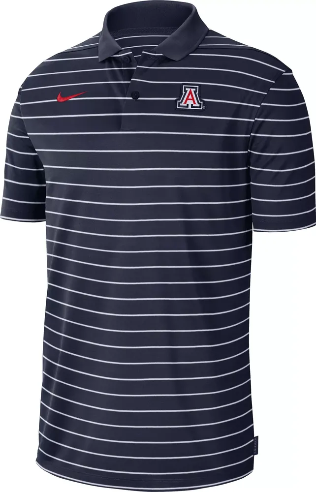 Nike Men's Arizona Wildcats Navy Football Sideline Victory Dri-FIT Polo