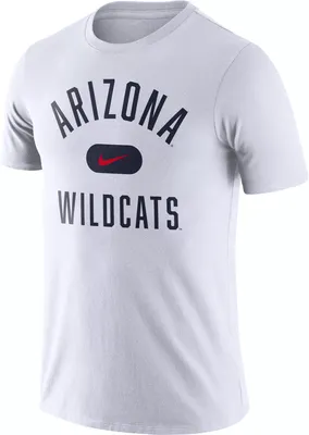 Nike Men's Arizona Wildcats Basketball Team Arch White T-Shirt