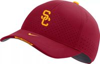 Nike Men's USC Trojans Cardinal AeroBill Swoosh Flex Classic99 Football Sideline Hat