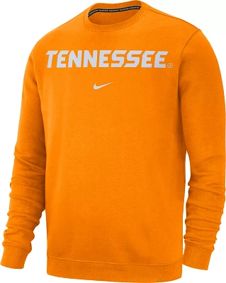 Nike Men's Tennessee Volunteers Orange Club Fleece Crew Neck Sweatshirt