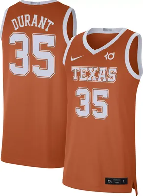 Nike Men's Texas Longhorns Kevin Durant #35 Burnt Orange Limited Basketball Jersey