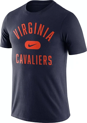 Nike Men's Virginia Cavaliers Blue Basketball Team Arch T-Shirt