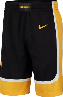 Nike Men's Iowa Hawkeyes Replica Basketball Black Shorts