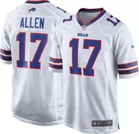 Nike Men's Buffalo Bills Josh Allen #17 White Game Jersey