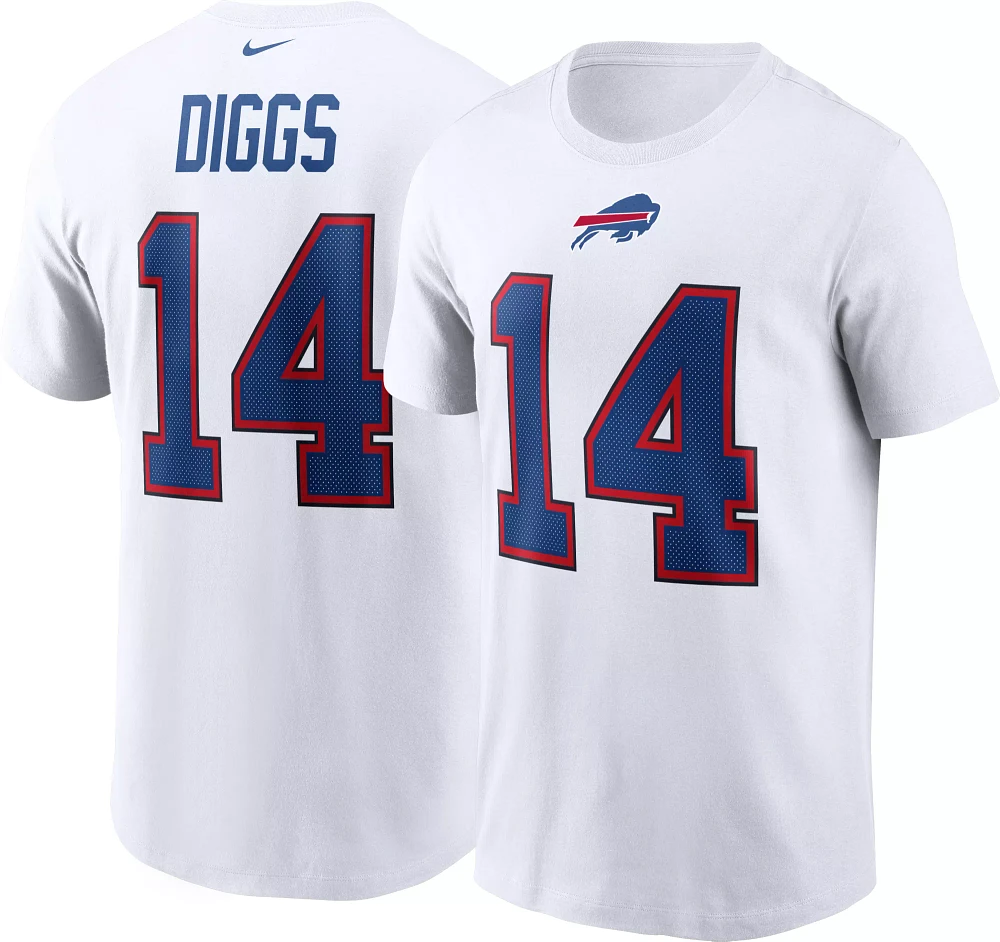 Nike Men's Buffalo Bills Stefon Diggs #14 White T-Shirt