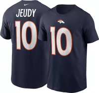 Nike Men's Denver Broncos Jerry Jeudy #10 Navy T-Shirt