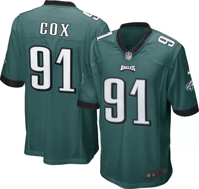 Nike Men's Philadelphia Eagles Fletcher Cox #91 Teal Game Jersey