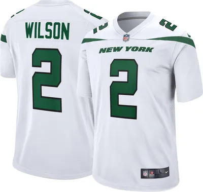 Nike Men's New York Jets Zach Wilson #2 White Game Jersey