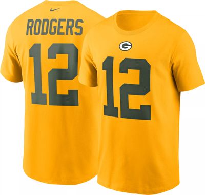 Nike Green Bay Packers Aaron Rodgers Game Road NFL Jersey