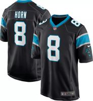 Men's Carolina Panthers Jaycee Horn Nike Black Game Player Jersey