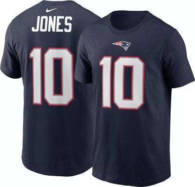 Nike Men's New England Patriots Mac Jones #10 Black Game Jersey